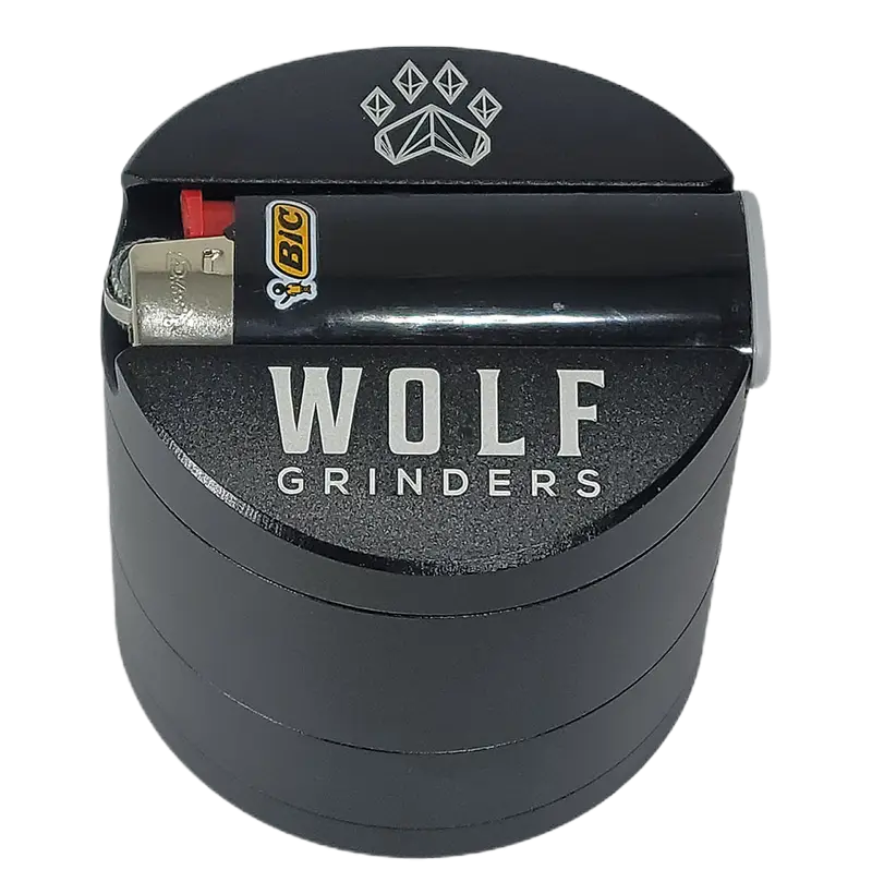 Wolf Grinders – Bic Mini Toothless Grinder / Black
